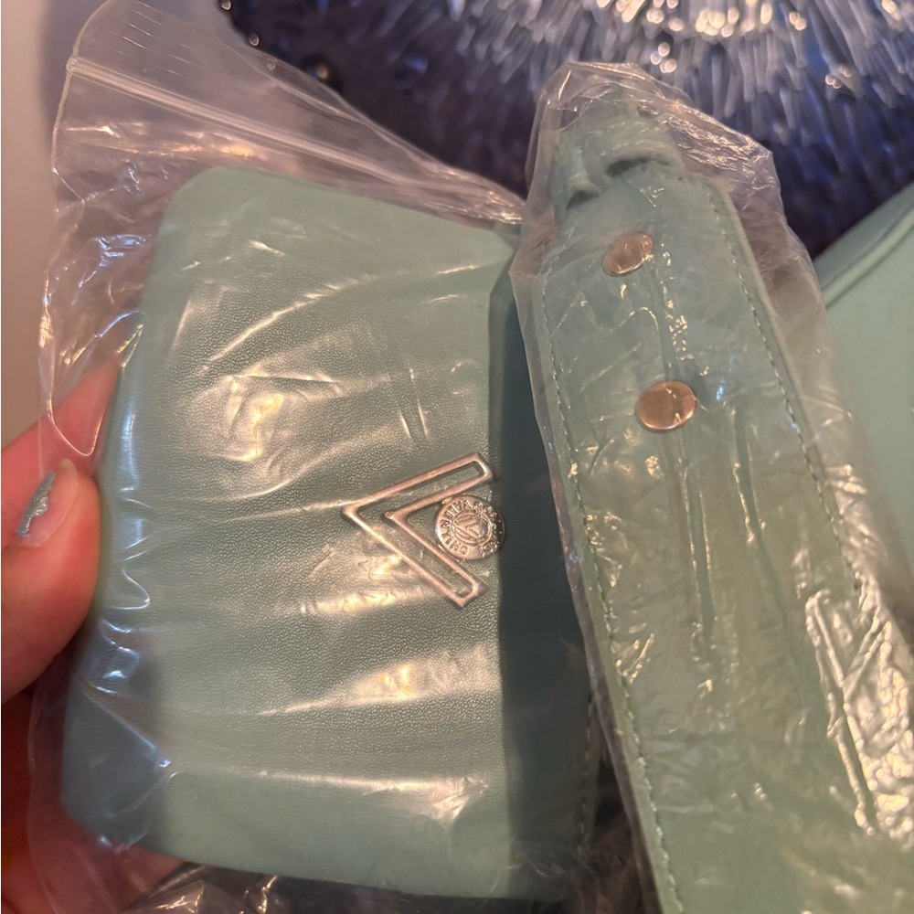 Valentino Orlandi New Teal Crossbody Bag - Picture 3 of 5